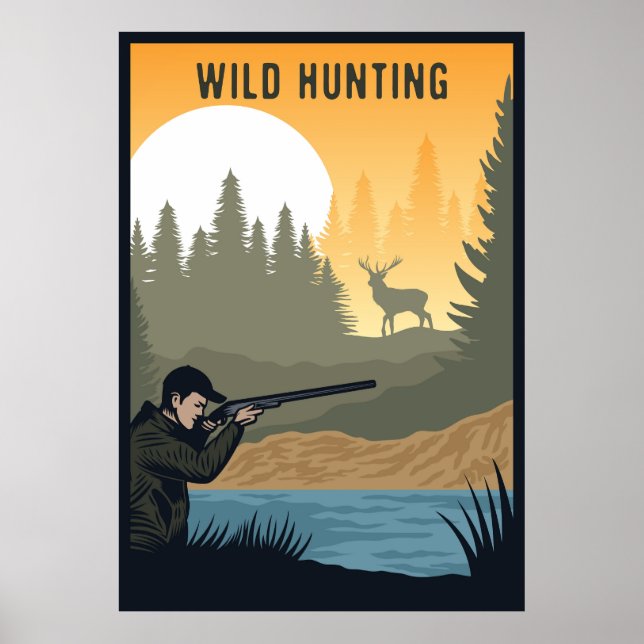 Wilde Jagd Poster (Vorne)