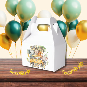 Wilde Jungs Geburtstag Safari-Tiere  Geschenkschachtel