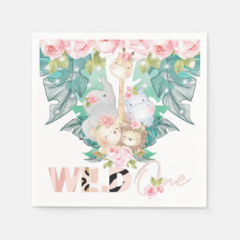 Wilde Jungtiere Serviette