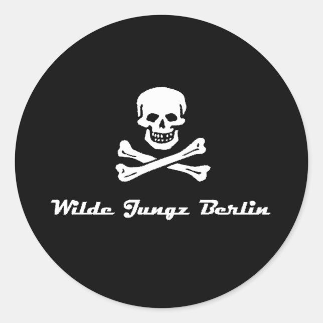 Wilde Jungz Sticker (Vorderseite)