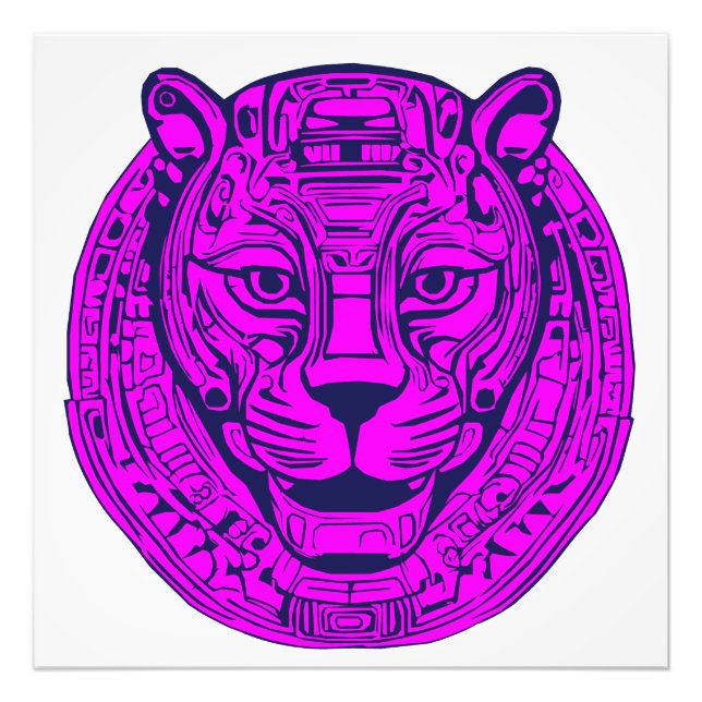 Wilde Katze aus dem Medicine Wheel Foto Print (Vorne)