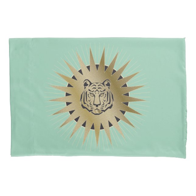 Wilde Katze - Pillowcase Kissenbezug (Vorderseite)