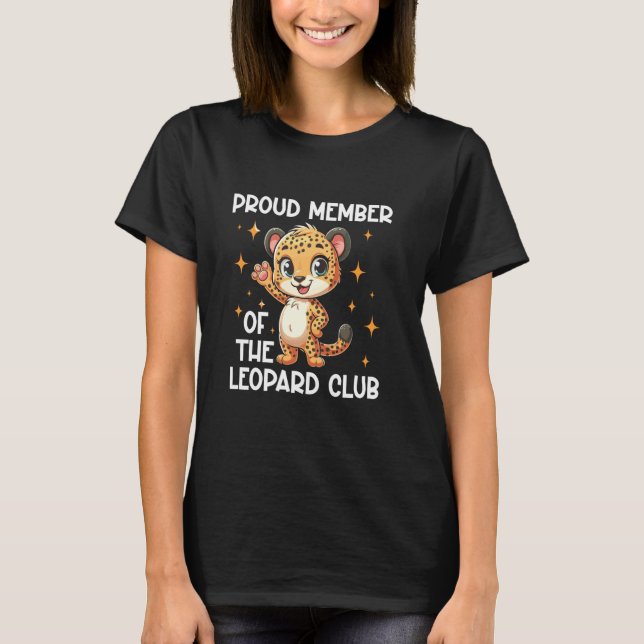 Wilde Katze Wildtier Leopard Sahara T-Shirt (Vorderseite)