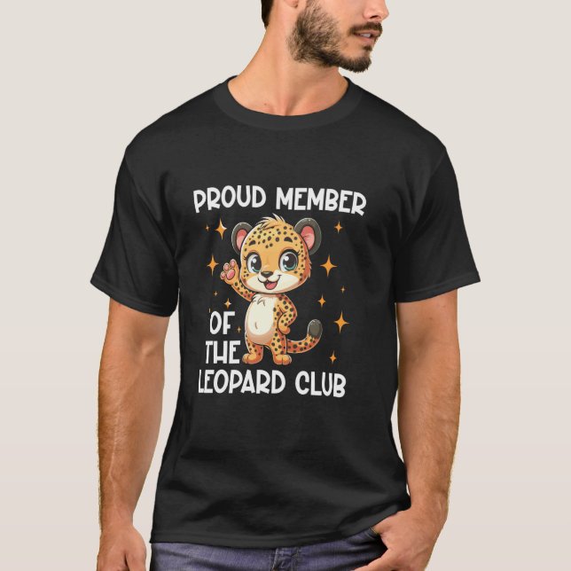 Wilde Katze Wildtier Leopard Sahara T-Shirt (Vorderseite)