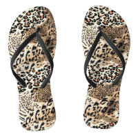 Wilde Katzen Modernes Tierleopard-Druckmuster