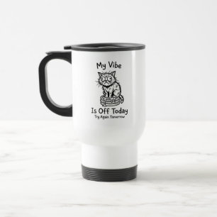 Wilde Katzen-Reisebecher Lustiger Humor Morgenkaff Reisebecher