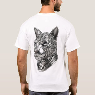 Wilde keltische Silberkatze – Stealth Warrior To T-Shirt