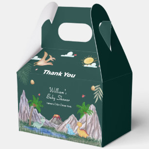 Wilde Kiefern-Grün-Rawr-Vulkan-Dinosaurier-Baby-Pa Geschenkschachtel