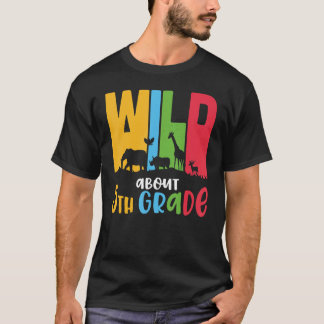 Wilde Kinder der 5. Klasse zurück zur fünften Gra T-Shirt