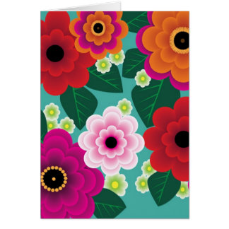 Wilde KinderBlumen-Power-Karte