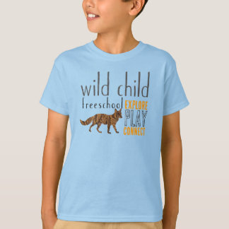 Wilde Kinderfox-Entwurfs-Dunkelheit T-Shirt