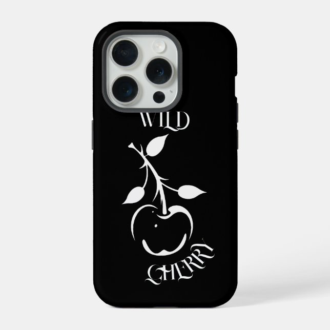 Wilde Kirsche  iPhone Hülle (Rückseite)
