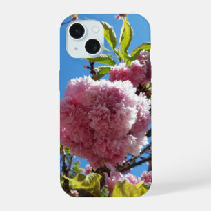 Wilde Kirsche rosa Blütenbaum iPhone 15 Hülle