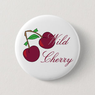 Wilde Kirsche sauer Button