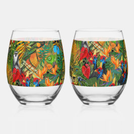 Wilde Kreation  Weinglas Ohne Stiel