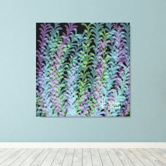 Wilde Leinwand wachsen. (Insitu (Holzboden))