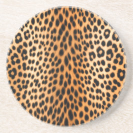 Wilde Leopard-Energie – Kühne Tierdruckmode Getränkeuntersetzer