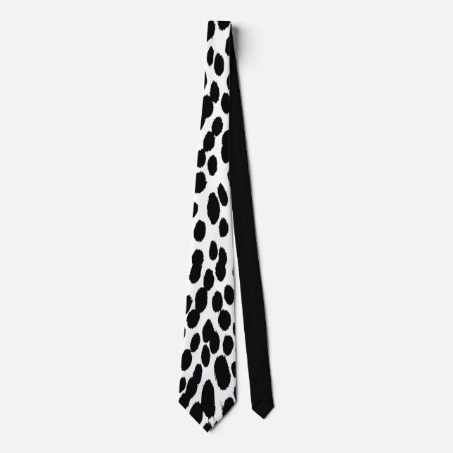 Wilde Leopard-Energie – Kühne Tierdruckmode Krawatte (Vorderseite)