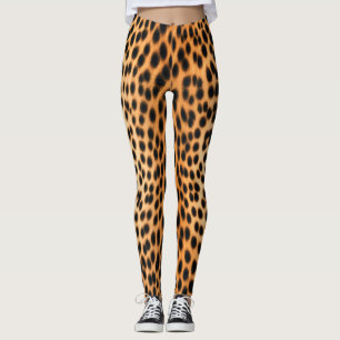 Wilde Leopard-Energie – Kühne Tierdruckmode Leggings