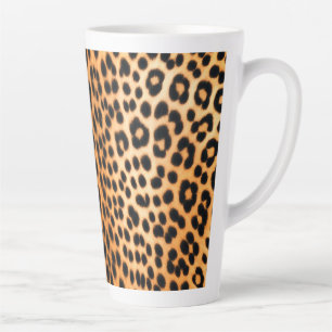 Wilde Leopard-Energie – Kühne Tierdruckmode Milchtasse