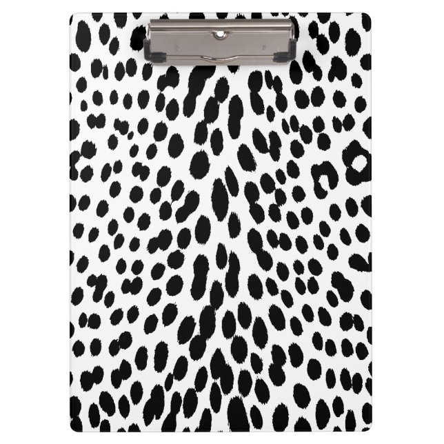 Wilde Leopard Energie – Kühne Tierprintmode Klemmbrett (Vorderseite)