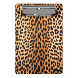 Wilde Leoparden Energie – Kühne Tierprint Mode Mini Klemmbrett