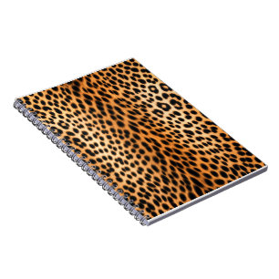 Wilde Leoparden Energie – Kühne Tierprintmode Notizblock