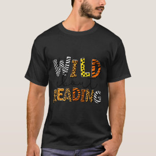 Wilde lesende Kinder lesen Bücher und Bücherwurm T-Shirt
