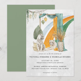 Wilde Liebe | Boho Macrame Tiger Greenerenerity We Einladung