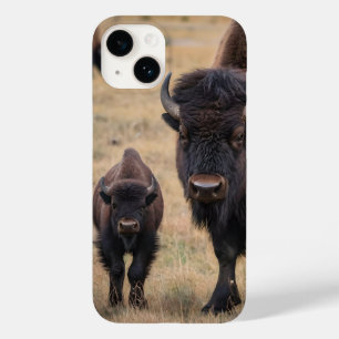 "Wilde Liebe: Das Bison und ihr Kalb" Case-Mate iPhone 14 Hülle