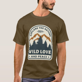Wilde Liebe und Frieden T-Shirt