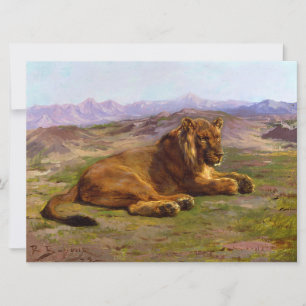 Wilde Löwen im Masai Mara Karte