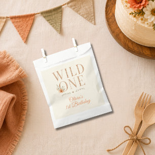 Wilde Mädchen-Boho-Wildblumen-Pferd 1. Geburtstag Geschenktütchen