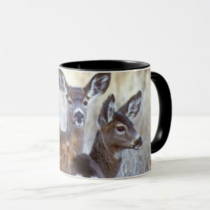 Wilde Maultierhirsch-Paar   Kalifornien Tasse