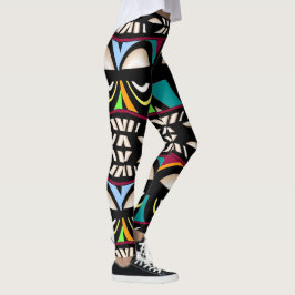 WILDE Mode-Leggings--Frau-Mehrfarbig Leggings
