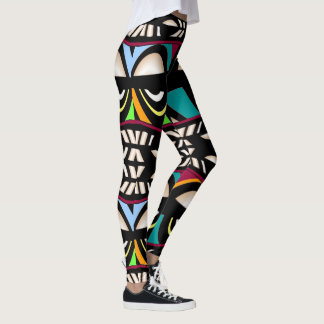 WILDE Mode-Leggings--Frau-Mehrfarbig Leggings