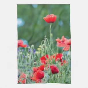 Wilde Mohn Küchentuch