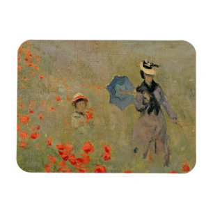 Wilde Mohnblumen Claude Monets , nahe Argenteuil Magnet