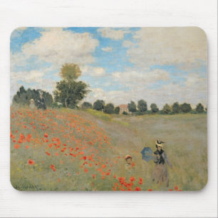 Wilde Mohnblumen Claude Monets  , nahe Argenteuil Mousepad