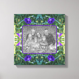 Wilde Morning Glory-Blume kreieren Ihr eigenes Fot Leinwanddruck