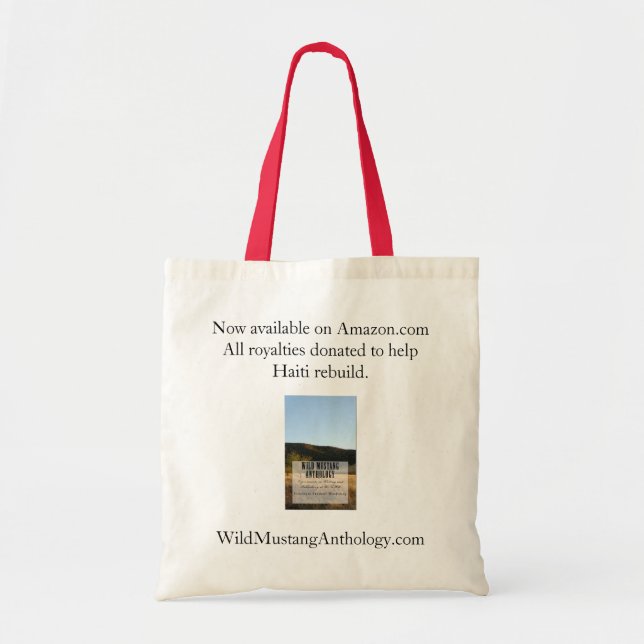 Wilde Mustang-Anthologiebudget-Tasche Tragetasche (Vorne)