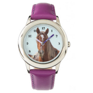 Wilde Mustang Horse Girls Armbanduhr