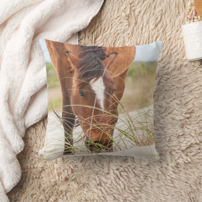 Wilde Mustangs oder Banker-Pferde Kissen (Decke)