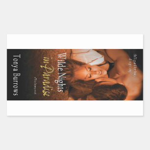 Wilde Nächte im Paradies durch Tonya Burrows Rechteckiger Aufkleber