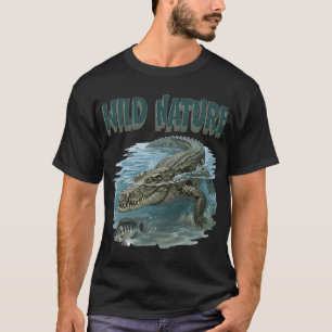 Wilde Natur Krokodil T-Shirt
