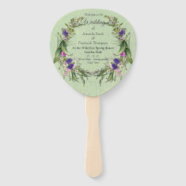 Wilde Öko-freundliche Frühlingsblumen Fächer