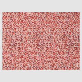 WILDE orange Leopard-Haut-Tierdruck CAT Seidenpapier