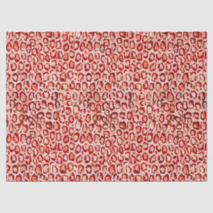 WILDE orange Leopard-Haut-Tierdruck CAT Seidenpapier