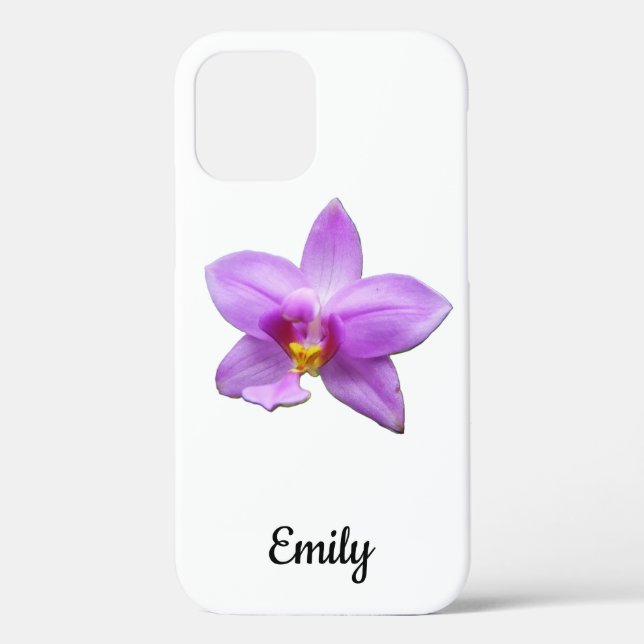 Wilde Orchidee Lila Tropische Blume Case-Mate iPhone Hülle (Rückseite)