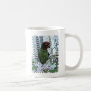 Wilde Papageien des Fernschreiber-Hügels Kaffeetasse